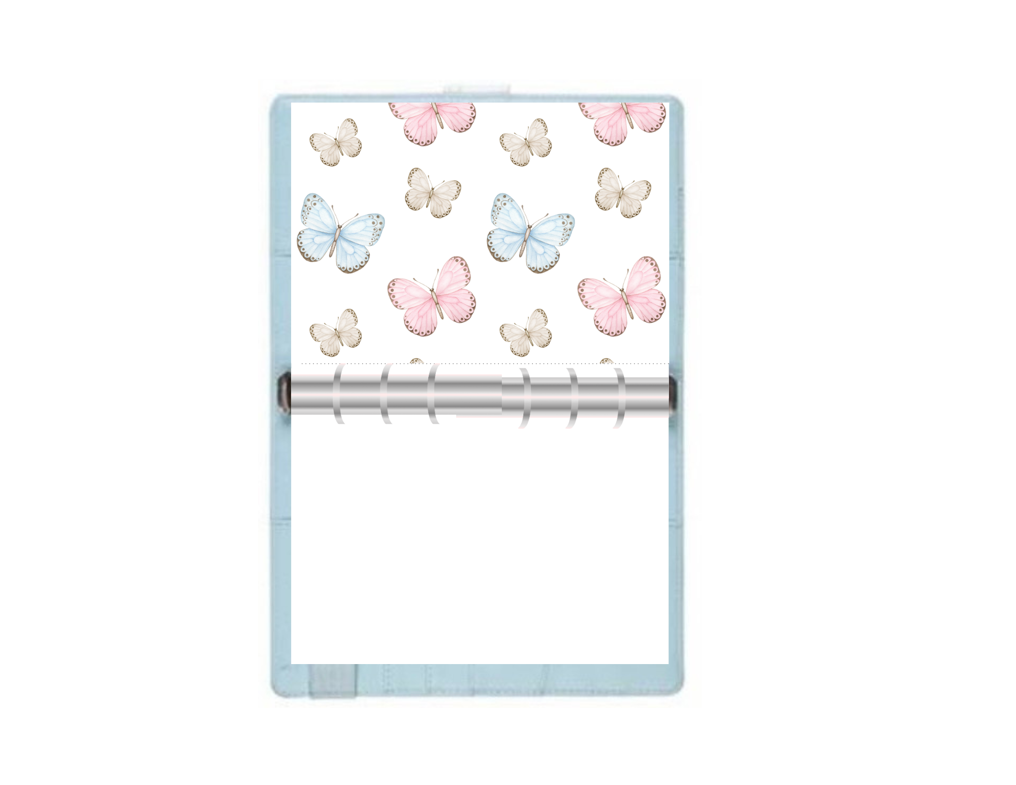 BLUE & PINK BUTTERFLY ENVELOPE
