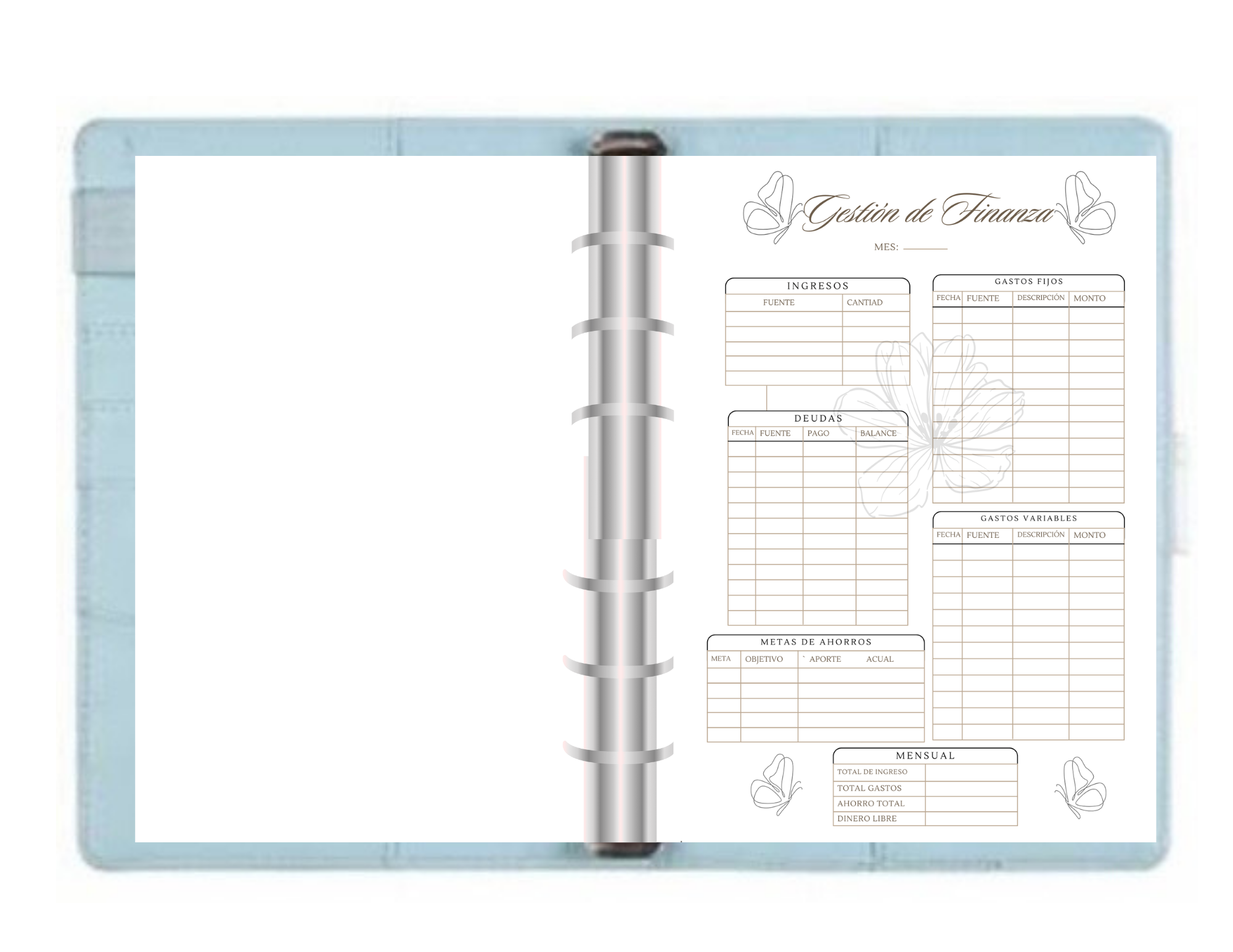 PLANIFICADOR DE FINANZAS A5