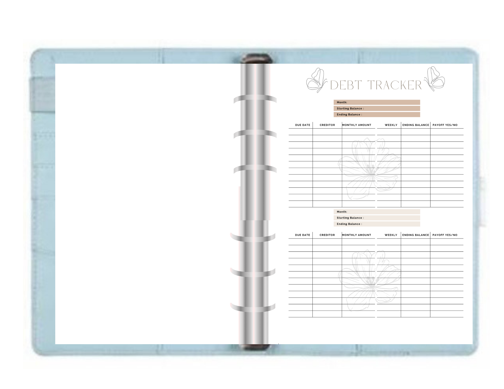 FINANCE ORGANIZER BUNDLE