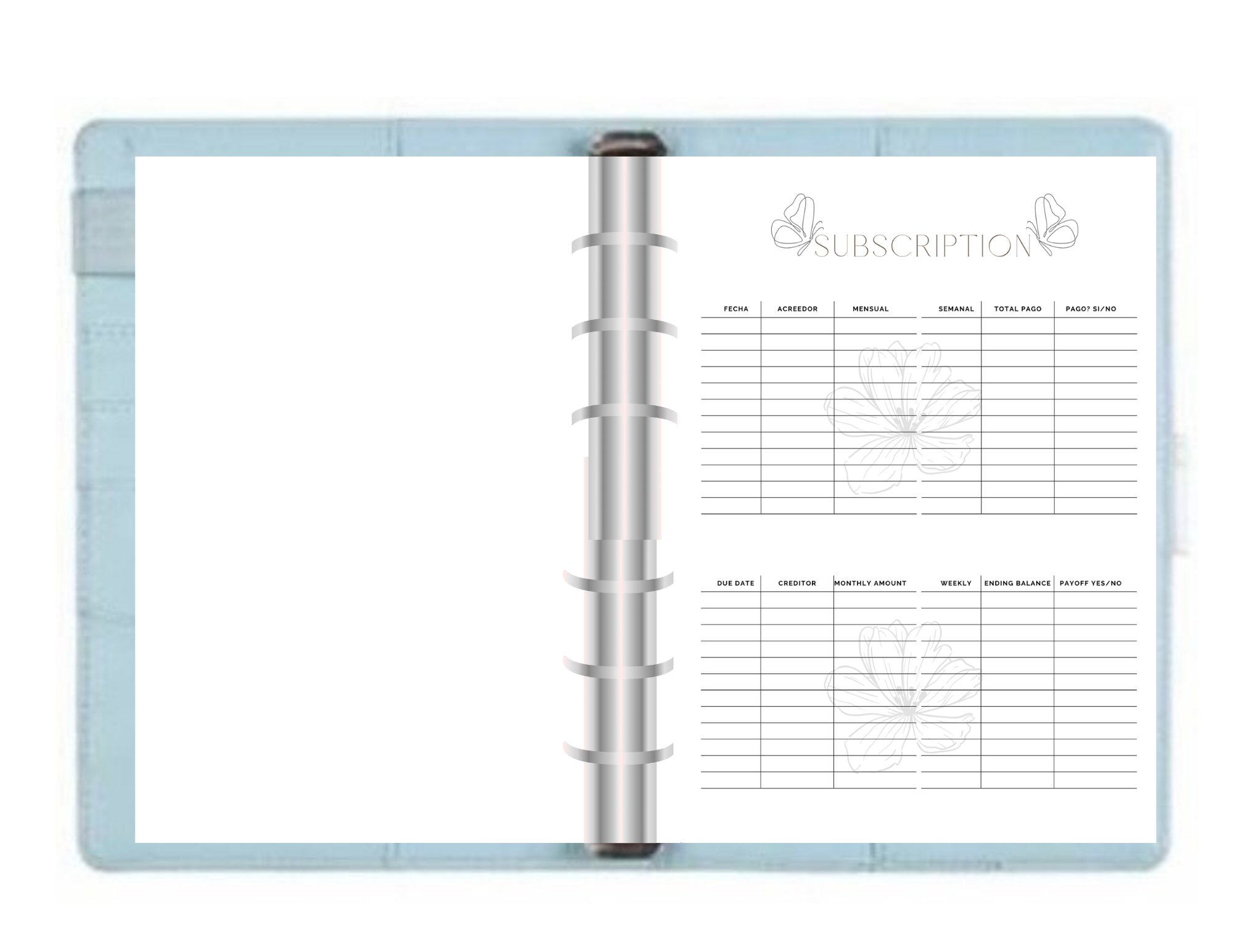 PLANIFICADOR DE FINANZAS A5