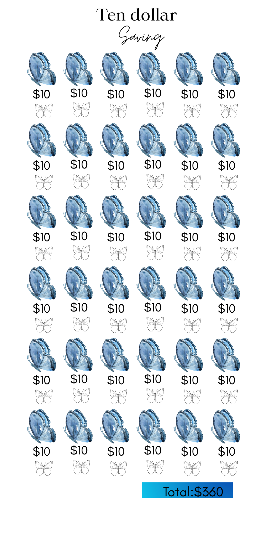 TEN DOLLAR SAVING